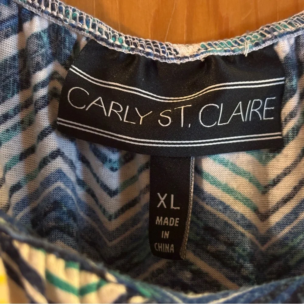 Carly St. Claire multi colored sundress with adjustable straps - Picture 3 of 6